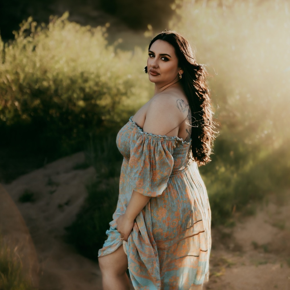 Spell & The Gypsy Juniper Shirred Dress x Free People Size L